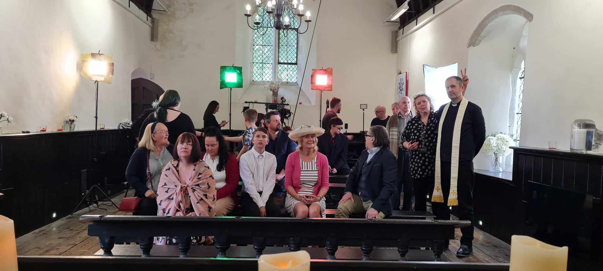 Dracula BTS photo courtesy of Cheryl Rowlands